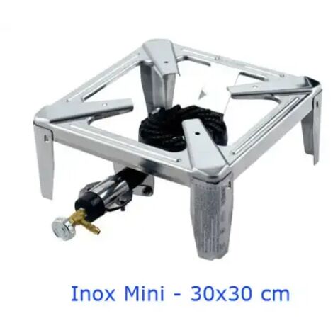 Omac Mini Drago Fornellone Acciaio 30x30x13 cm