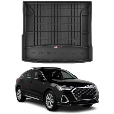 OMAC Tapis de Coffre Caoutchouc pour Audi Q3 Sportback 2019-2025 Noir Premium