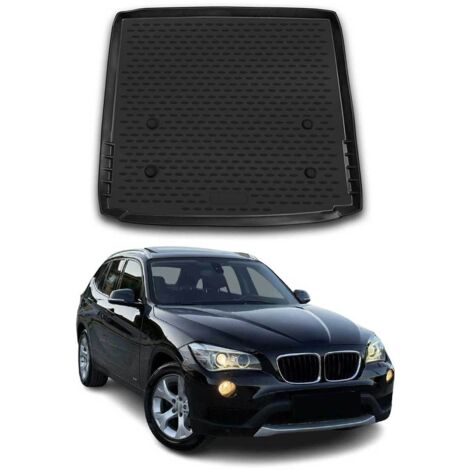 OMAC Tapis de Coffre Compatible avec BMW X1 E84 2009-2015 en Caoutchouc Noir