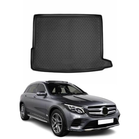OMAC Tapis De Coffre Compatible avec Mercedes GLC X253 C253 2015-2022 en Caoutchouc Noir