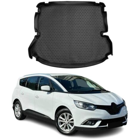 OMAC Tapis de Coffre Compatible avec Renault Grand Scenic 2016-2023 en Caoutchouc Noir