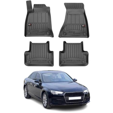 OMAC Tapis de Sol Caoutchouc Compatible avec Audi A4 Berline Avant Allroad 2015-23 Premium
