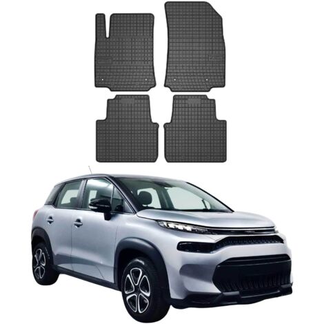 OMAC Tapis de Sol Compatible avec Citroen C3 Aircross 2018-2022 Caoutchouc Noir