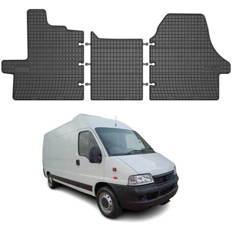 OMAC Tapis de Sol Compatible avec Fiat Ducato III 2006-2011 Convient à 1ème rangée Noir