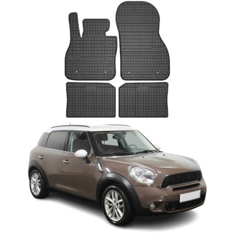 OMAC Tapis de Sol Compatible avec Mini Countryman 2010-2016 Caoutchouc Noir