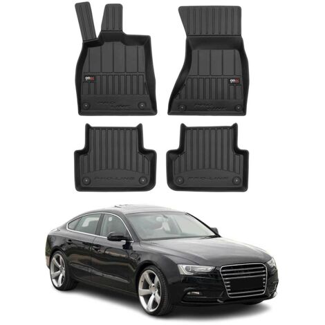 OMAC Tapis de Sol en Caoutchouc Compatible avec Audi A5 Sportback 2009-2017 Noir Premium