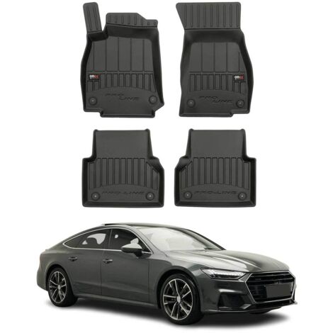 OMAC Tapis de Sol en Caoutchouc Compatible avec Audi A7 Sportback 2018-2023 Noir Premium