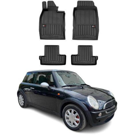 OMAC Tapis de Sol en Caoutchouc Compatible avec Mini Cooper & One 2001-2006 Noir Premium