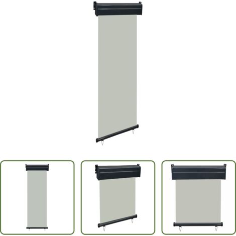 Ombreggiatura balcone -  Tendalino Laterale per Balcone 65x250 cm Grigio