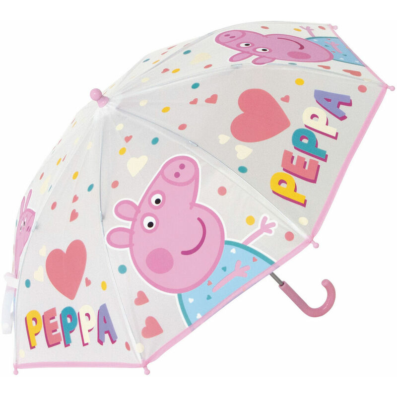 peppa pig - ombrelli having fun rosa chiaro (ø 80 cm)