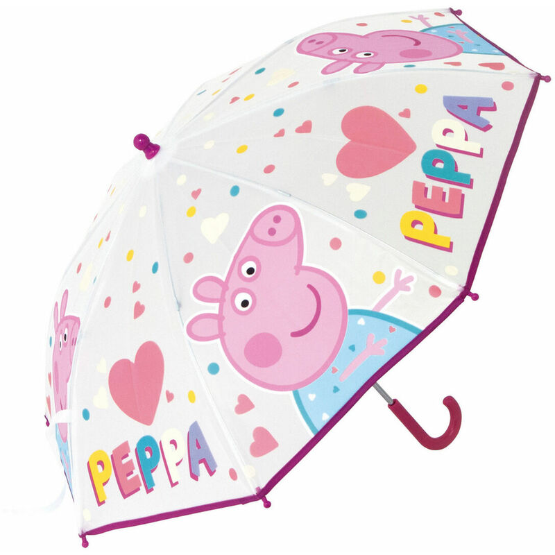 peppa pig - ombrelli having fun rosa (ø 80 cm)