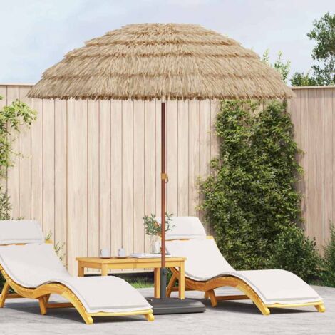 Ombrello da giardino Naturale 205 x 205 x 210 cm vidaXL