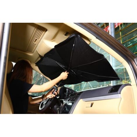 Ombrello Parasole Auto per Parabrezza Taglia Piccola 125X65cm
