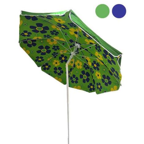 Ombrellone Acciaio e Poliestere Doppio Blu 200 cm Vette 11380