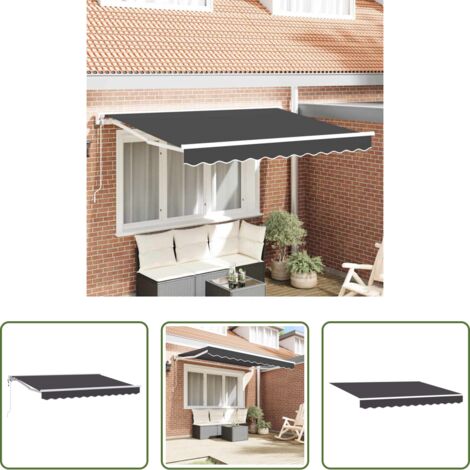 Ombrellone all'aperto -  Struttura della tenda Antracite 300 x 200 cm