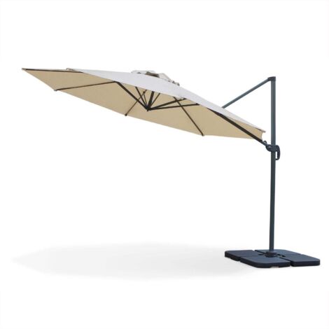Ombrellone alluminio tondo laterale prestige cm 300. - Fraschetti