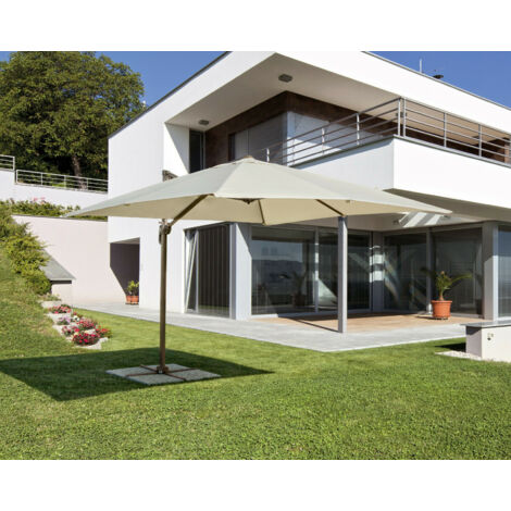 OMBRELLONE BRACCIO DALLAS 3X4 NATURALE - BIZZOTTO