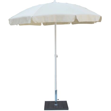 Ombrellone da Giardino Ø2 m Palo Ø33 mm in Acciaio Maffei Novara Ecrù