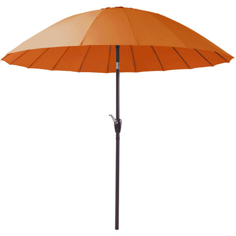 Ombrellone da Giardino Ø240xH236 cm Atlanta arancio