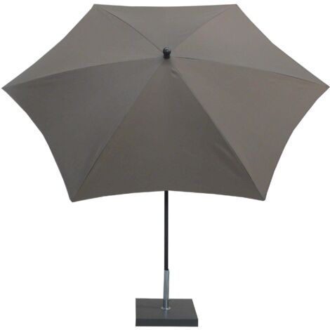 Ombrellone da Giardino Ø 2,5 m Palo Ø27 mm in Acciaio Maffei Kronos Tortora