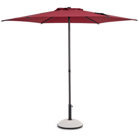 Ombrellone da Giardino Ø270x220 cm in Acciaio Samba Antracite-Burg
