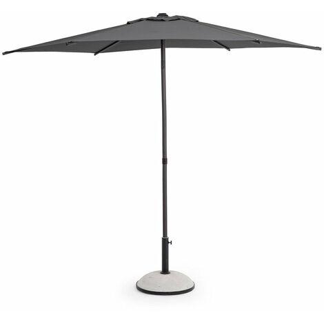 Ombrellone da Giardino Ø270x220 cm in Acciaio Samba Grigio