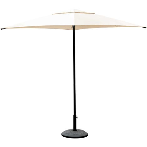 Ombrellone da Giardino 2x2 m in Alluminio William Bianco