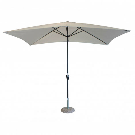 Ombrellone da Giardino 2x3 m Palo Ø38 mm Poly Eco in Acciaio Antracite