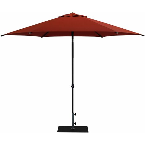Ombrellone da Giardino Ø3 m Palo Ø38 mm in Alluminio Tessuto Olefin Trend Terracotta
