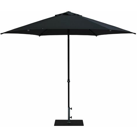 Ombrellone da Giardino Ø3 m Palo Ø38 mm in Alluminio Tessuto Poliestere Trend Antracite