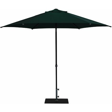 Ombrellone da Giardino Ø3 m Palo Ø38 mm in Alluminio Tessuto Poliestere Trend Verde
