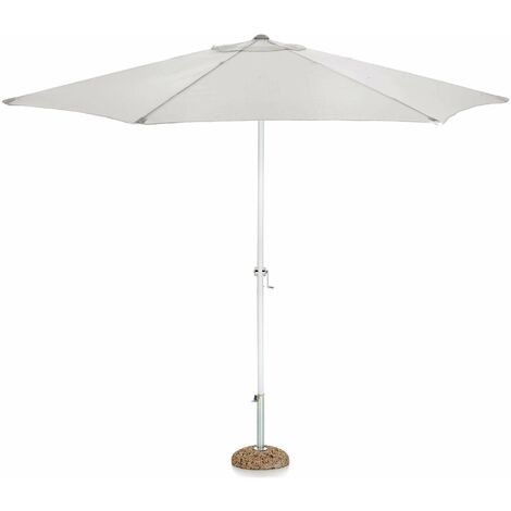 Ombrellone da Giardino Ø3 m Palo Ø38 mm in Ferro e Poliestere Garden Grigio