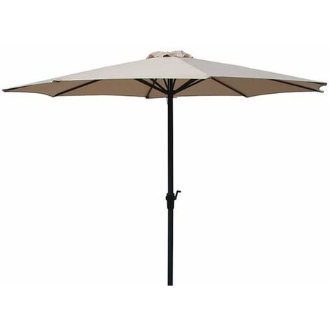 Ombrellone da Giardino Ø3 m Palo Ø48 mm in Metallo Becker Beige