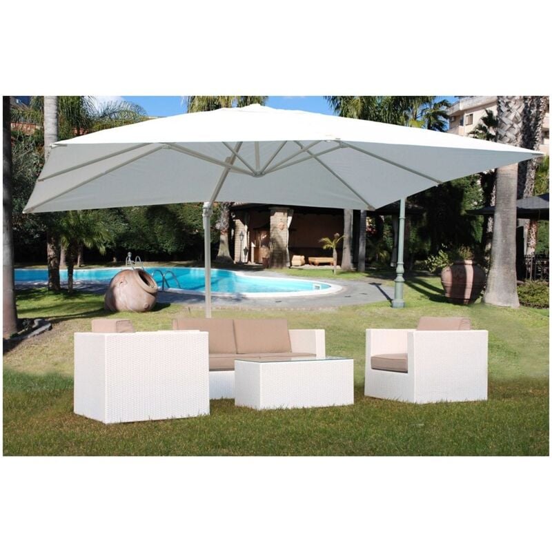 Garden - My M0430-08 Ombrellone Senso, 300x285x270 cm, Bianco