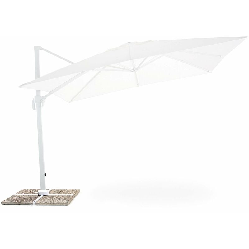 Garden - My M0430-08 Ombrellone Senso, 300x285x270 cm, Bianco