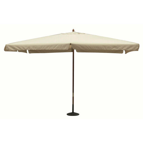 Ombrellone da Giardino 3x3 m Palo Ø48 mm Fantasy in Legno Marrone