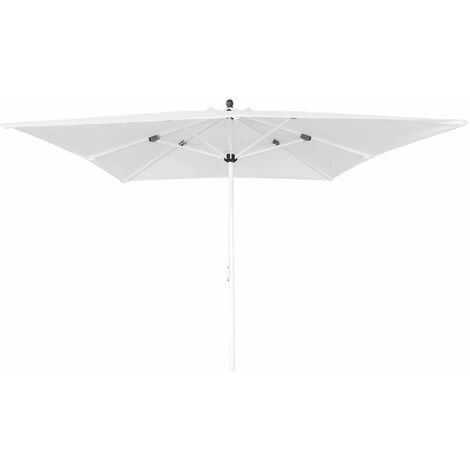 Ombrellone da Giardino 3x3 m Palo Ø48 mm in Alluminio e Poliestere Bianco