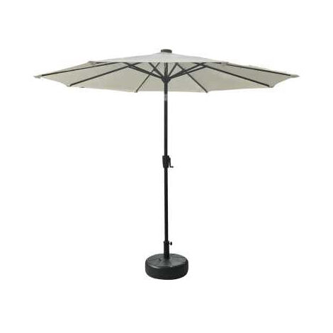 Ombrellone da Giardino Ø3xh2,4 m in Alluminio Benjamin Crema