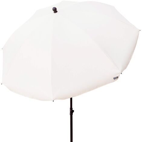 Ombrellone da giardino, con protezione UV30, Ø240 cm, beige, palo 28-32 mm, palo flessibile, altezza regolabile, Ombrelloni grandi, Aktive Giardino