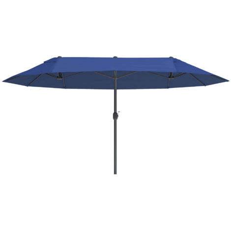 Ombrellone da giardino doppio da 4,6 m - Blu