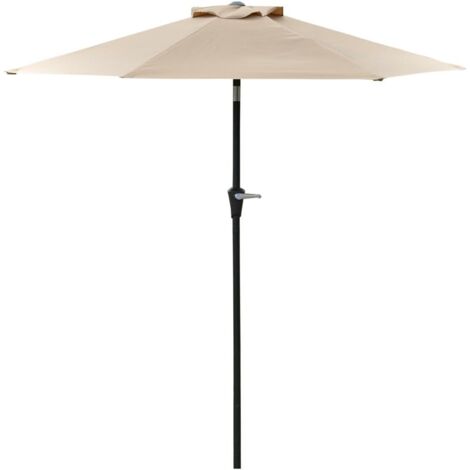 OMBRELLONE DA GIARDINO INCLINABILE 2.3X2M CON APERTURA A MANOVELLA E 6 STECCHE. CACHI