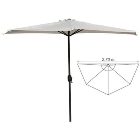 Ombrellone da Parete in Alluminio 270x135 cm - Modello Vette 09640