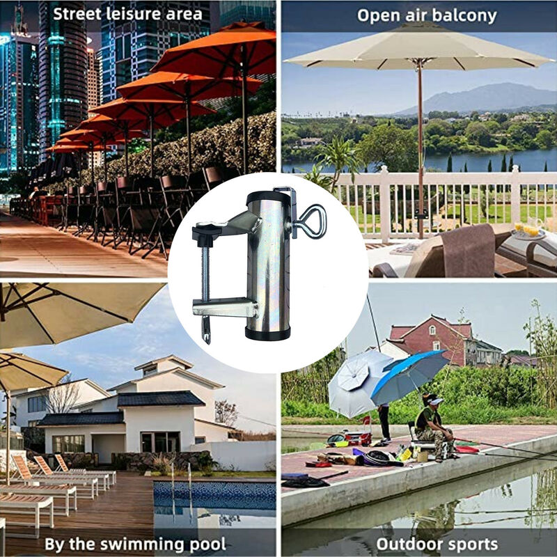 Ombrellone da pesca portaombrelli morsetto fisso