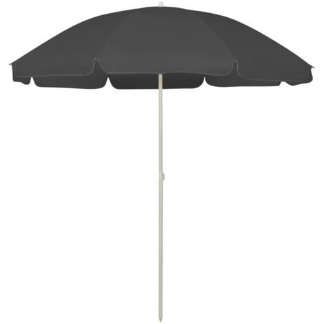 Ombrellone da Spiaggia Antracite 240 cm