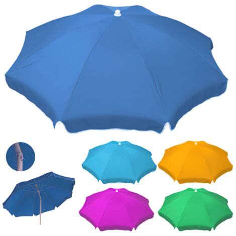 Ombrellone Da Spiaggia Tinta Unita  180 Colori Assortiti  Papillon