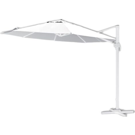 OMBRELLONE DECENTRATO IN ALLUMINIO PREMIUM WHITE CM.350