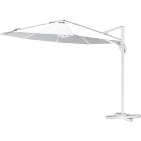 OMBRELLONE DECENTRATO IN ALLUMINIO PREMIUM WHITE CM.350