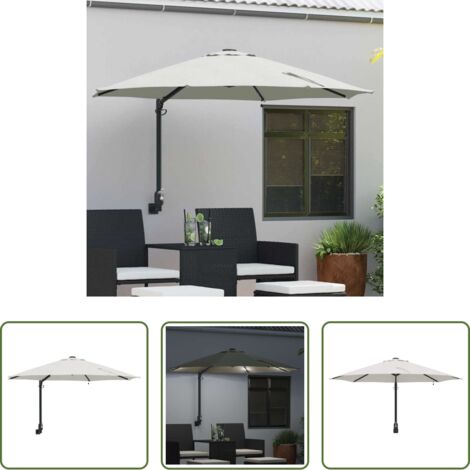 Ombrellone esterno -  Ombrello da giardino Sabbia 248 x 248 x 148 cm