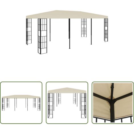 Ombrellone -  Gazebo 3x3 m Crema