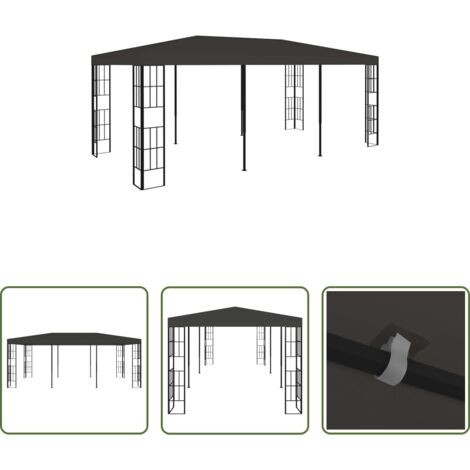 Ombrellone -  Gazebo 3x6 m Antracite